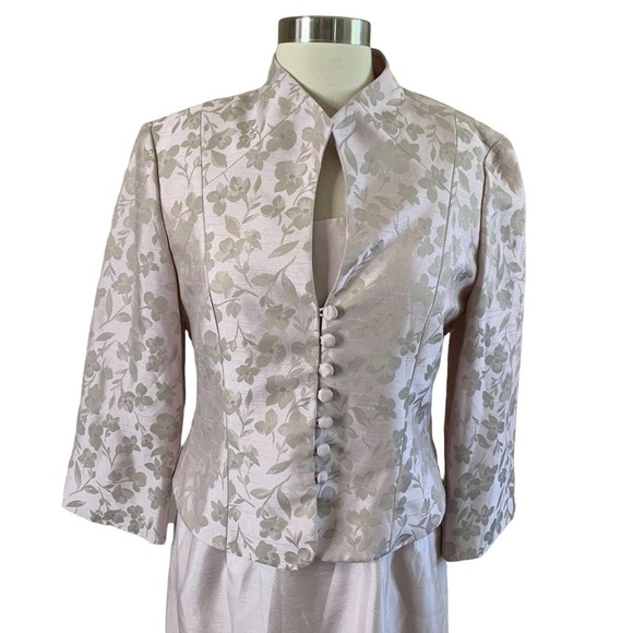 Jessica Howard Two Piece Gown Dress & Jacket Size 6 Excellent Condition - Picture 3 of 14